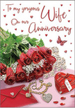 This anniversary card image is composed like a romantic vignette set against the elegant backdrop of Knightsbridge, where affection and artistry meet. A lush cluster of deep red roses stretches across the scene, their velvety petals unfolding in layered spirals that catch the light along each curve. The roses are paired with bright, healthy greenery, giving the impression of a freshly arranged bouquet, as if just brought in from a nearby local florist for a special evening at home. Beneath and beside the blooms, the surface shimmers subtly, echoing the polished interiors of the area's townhouses. Resting on this glowing base is a neatly placed envelope, slightly turned, inviting the recipient to imagine the heartfelt anniversary message inside. Close by, a heart-shaped locket or keepsake lies nestled among delicate pearls and jewel-like decorations, each detail catching small points of light like reflections in shop windows along Sloane Street. Scattered red hearts and a single, gently fluttering butterfly motif dance across the composition, adding a sense of magic and tenderness. The colour palette is dominated by passionate reds and soft blush tones, balanced by warm highlights that suggest early evening light filtering through tall windows overlooking Hyde Park. Even without scent, you can almost imagine the perfume of the roses and the smoothness of the card between your fingers. The overall impression is of a moment carefully curated to honour a lasting relationship-a scene that feels both luxurious and deeply personal, perfect for an anniversary celebrated quietly yet meaningfully in the heart of Knightsbridge.